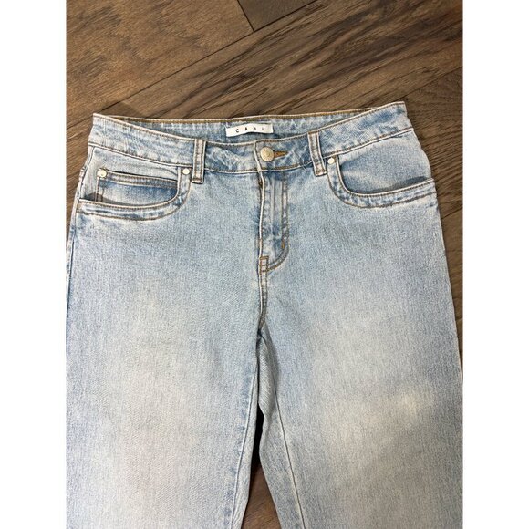 VINTAGE CABI Boot Cut Jeans Blue Sz 4 #895 LIKE NEW - Picture 2 of 5
